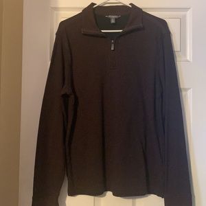 Van Heusen Flex Never Tuck Classic-Fit Quarter-Zip Pullover